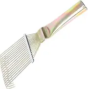 Ipetboom Horse Wool Comb Metal Grooming Rake Livestock Hair Rake for Horses Cows