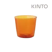 在飛比找momo購物網優惠-【Kinto】CAST AMBER琥珀色雙層玻璃杯 250m