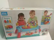 NEW Mega Bloks Build 'N Learn Table Building Set FREE SHIPPING