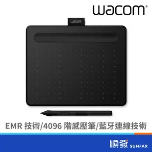 Wacom Intuos Comfort Small 數位繪圖板 藍芽版 黑色 CTL-4100WL/K0-C