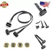 OBD II 16 Pin Splitter Extension Cable - 1 Male to 2 Female, 1FT/30CM Pack of 10