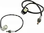 2PCS 32700005 32700006 Front & Rear O2 02 Oxygen Sensor, Compatible for Harley Davidson Dyna FXD Softail FLS V-Rod VRSC 2012-2017