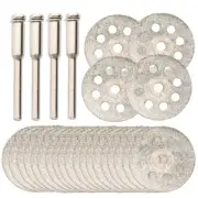 20 Pcs Discs Coated Rotary Tools Multifunctional Grinding Cutting
