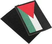 UTHCLO Badge Patch Palestine Flag Embroidery Patch Sewing Applique for Backpack and Clothing Durable Material Hook and Loop Fastening