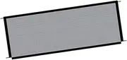 HOUDERCO 1pc Dog Mesh Gate Dog Door Replacement Flaps Dog Playpen Indoor Gates Gate Wall Protector Suitable for Walls Pet Fence Dogs Doggy Door Replacement Flap Folding Fence Black