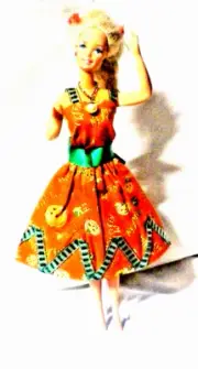THIS IS THE PERFECT DRESS FOR FALL HOLIDAYS FOR BARBIE &FRIENDS 11 1/2"-12"