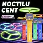 2025 New Electrical Toys Glow in the Night UFO Flying Frisbee Flying Spinner