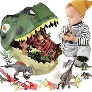 Dinosaur Toys for Kids 3-5 – 94 Realistic Small Dinosaur Figures with Storage Box, 5-7 Years Old – Toddler Boy Dino Toys (46pcs)