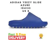Adidas Yeezy Slide Azure ✅ ID4133 ✅US 8✅BNIB✅ FREE SHIPPING✅