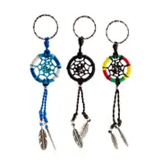 Handmade Dreamcatcher Keychain Charm Keychain Keyring Boho Gift Assorted Colour