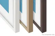 "Samsung Customisable Modern Frame For 55"" Frame TV, Teak"