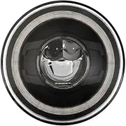Universal 7 Inch Led Car Motorcycle Headlight Hi-Lo With Halo Angel Eyes LED Work Headlight