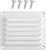 Marine Vents – Boat Air Cover, Nylon Louvered Vent | Heat Dissipation Panel, Trailer RV Yacht Ventilation, Square Airflow Grid for Marine Cabin Spaces