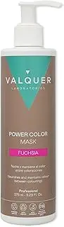 Valquer Power Colour Mask Vegan and Silicone Free Formula Gives Hair Colour 290 ml Fuchsia