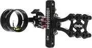 Axcel LANDSLYDE Slider Sight - Non-Dampened - with AV-31 Scope - Single Pin - .019 Red Fiber - Black Sight