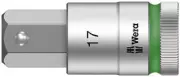 Wera Zyklop C HF HEXAGON SOCKET 60mm 1/2" Hex Drive, Colour Coded- 17mm Or 19mm