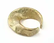 Adjustable Ring Raw brass (19mm 9US inner size - Adjustable ) OZ2745