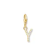Buy Charm Pendant letter Y gold plated by Thomas Sabo online - THOMAS SABO Australia