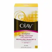 Olay Complete All Day Moisturizer SPF 15 Broad Spectrum Normal Skin 4oz 6 Pack