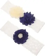 [GLSTOY] Bride's Garter Set Lace Garter for Wedding Adjustable Comfortable Bridal Accessory for Wedding Party