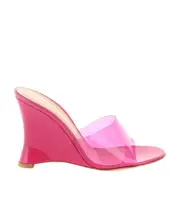wedge sandals 37.5,37,38 Red