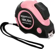 Amazon Basics Tape Measure - 4.88 M, Pink