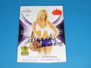 2015 Benchwarmer KENNEDY SUMMERS National Rookie Autograph/6 Playboy PMOY 2014