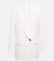 [Brunello Cucinelli] Brunello Cucinelli Cotton-blend blazer AU 16 white