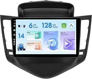 6G+128G Android 14 Car Stereo Head Unit for Holden Chevrolet Cruze 2009-2014 Wireless Carplay/Android Auto/DSP/Fast Boot/GPS 9inch IPS