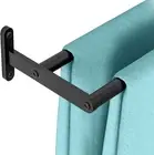 Double Towel Bar 24 Inch Towel Racks for Bathroom Stainles Steel Matte Black New