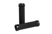 Black Double Locking Handlebar Grips for Mountain Bike Cycle Bicycle MTB BMX