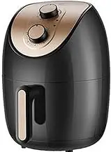 4L Home Air Fryer Double Knob Operation 360°C High-Speed Circulation Heating Healthy Oil Free Cooking for Baking and Grilling Whole Chicken Can be Fried