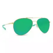 Costa Piper Shiny Gold Frame Sunglasses w/Green Mirror 580G 06S6003-60031158
