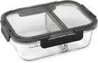 Pyrex Meal Prep Divided Glass Storage, 980 Ml Capacity