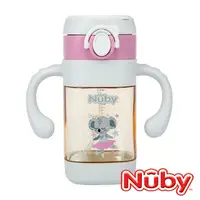 在飛比找PChome24h購物優惠-Nuby_PPSU學飲杯(粗吸管)/300ml-無尾熊