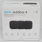NEW - Blink Outdoor 4 Battery Powered 4th Gen. Smart 3-Pack Security Cameras