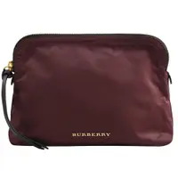 在飛比找PChome24h購物優惠-BURBERRY 4020914 金屬LOGO尼龍拉鍊萬用手