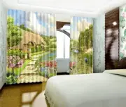 3D Forest View 41 Blockout Photo Curtain Print Curtains Drapes Fabric Window AU
