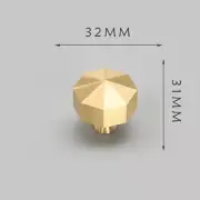 1Pc Solid Brass Octagon Cabinet Drawer Knobs Cupboard Door Handle Furniture Pull