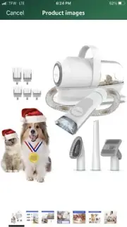 Neakasa Pet Grooming Kit Vacuum P1 Pro Suction By Neabot Dog Hair And Animals