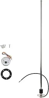 X AUTOHAUX 813mm Fuel Sending Unit and Gauge Kit 240-33 Ohms 32" Boat Fuel Tank Sending Unit Fuel Water Level Sensor and Fuel Gauge for Boat Car Truck RV