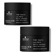 Schwarzkopf Session Label The Paste 65ml x 2 matte compound DUO