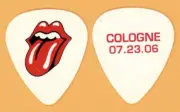 Rolling Stones Keith Richards Cologne Guitar Pick - 2006 Bigger Bang Tour