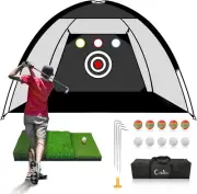 10x7ft Golf Practice Net With Accessories - Driving, Chipping - NIB