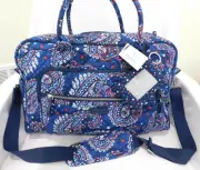 VERA BRADLEY Iconic Weekender Travel Bag - Fireworks Paisley - Carry On