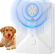 Anti Barking Devices, Dog Bark Deterrent Devices, 3 Modes Ultrasonic Bark Box, Anti Barking Device for Dogs Long Range 50ft, Barking Control Devices for Dog Training in Outdoor (White)