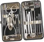 Healeved 19pcs Set Nail Scissors Set Nail Clipper Nail Kit Clippers Nail Cutter Kit Pedicure Tool Nail Tool Maicure Tools Nail Grooming Kit