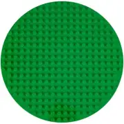 Big Bricks Baseplate, Green 12.5 circle