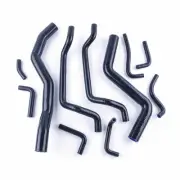 Black Silicone Radiator Hose For 1995-1999 MITSUBISHI ECLIPSE DSM 4G63T 2G (for: Mitsubishi)
