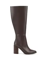 Ridley Long Boots - Chocolate Brown Leather